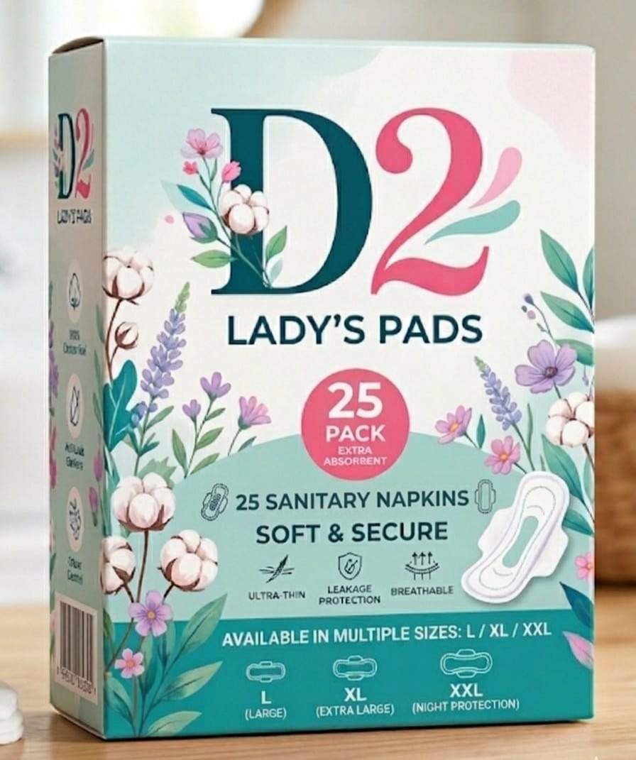 Lady's Pads Pack of 25