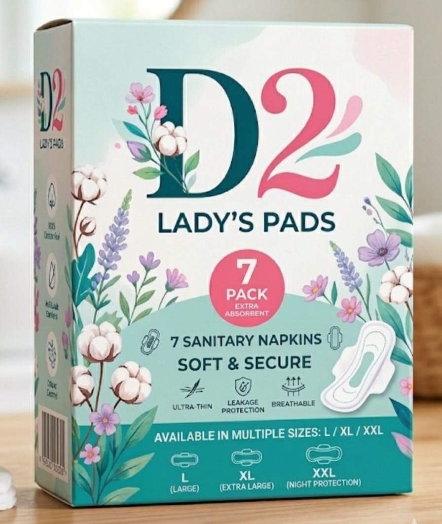 Lady's Pads Pack of 7